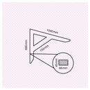 Στεγάκι Οροφής 69x104cm για 3 Κεραμίδια Πεύκο Α