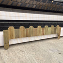 Ξύλινο Φραχτάκι Καρφωτό για Παρτέρια/Μποστάνια